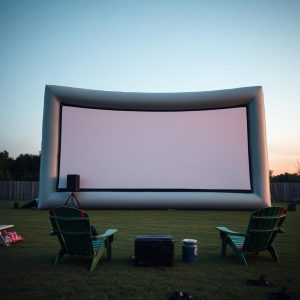 Inflatable Movie Screen & Projector